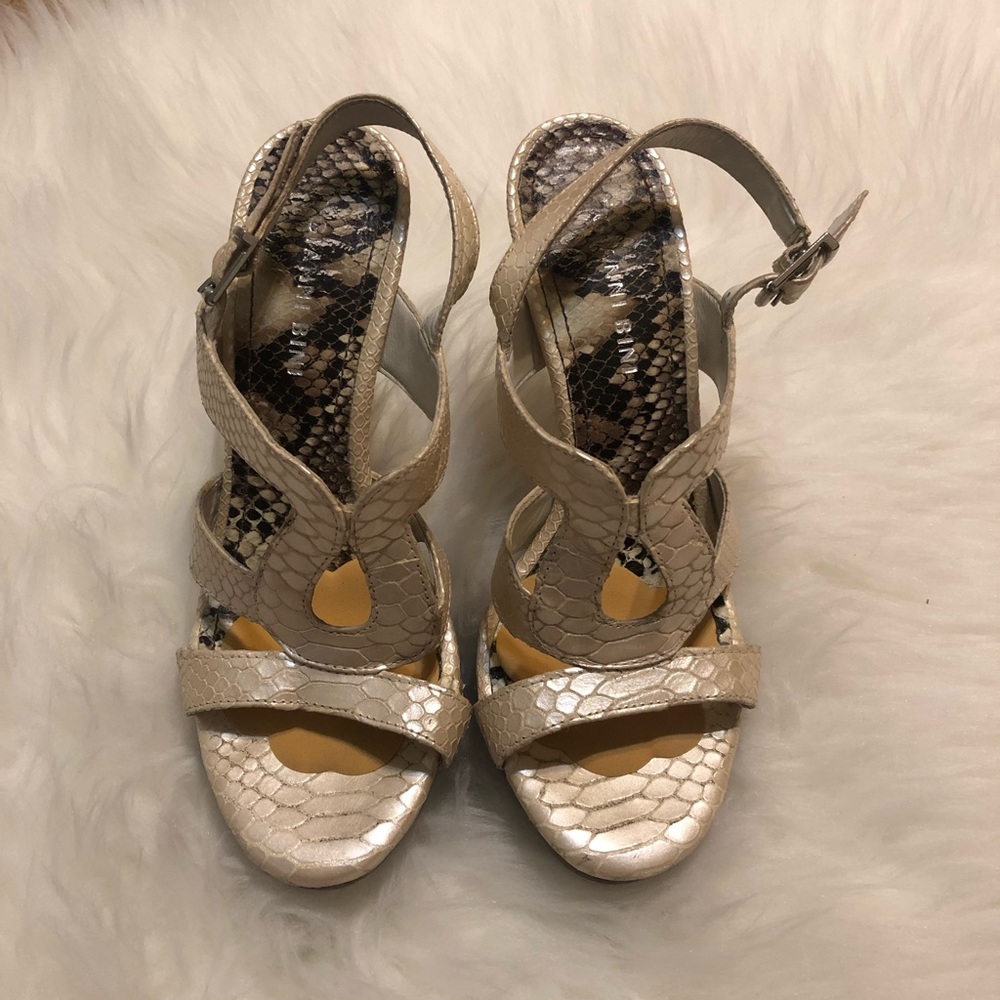 Snakeskin sandals